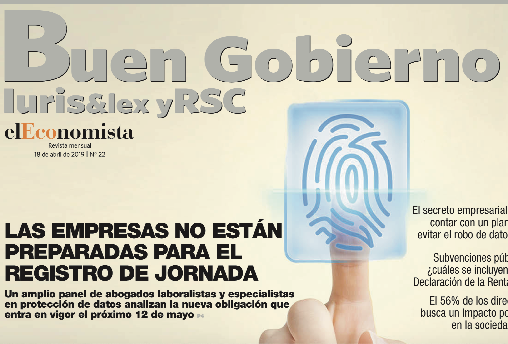 control horario abogado Eduardo Tornero elEconomista